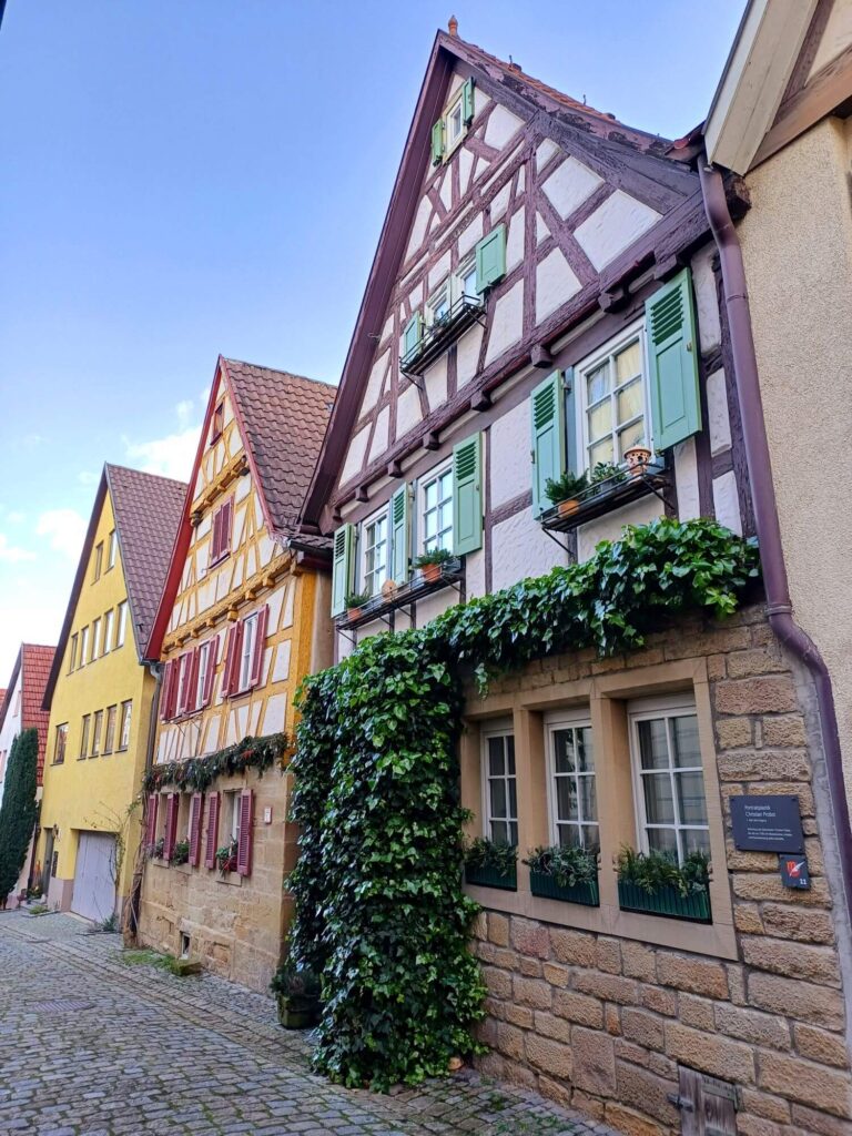 Fachwerkhäuser, Marbach, Altstadt