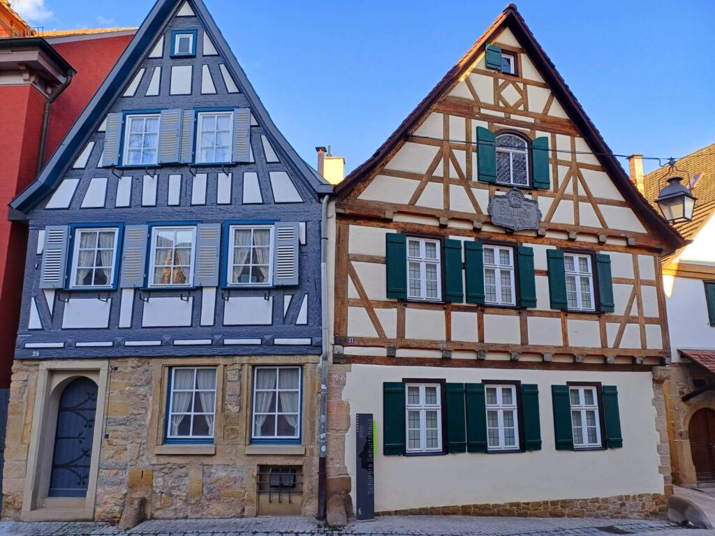Schillers Geburtshaus, Marbach, Altstadt, Fachwerkhäuser