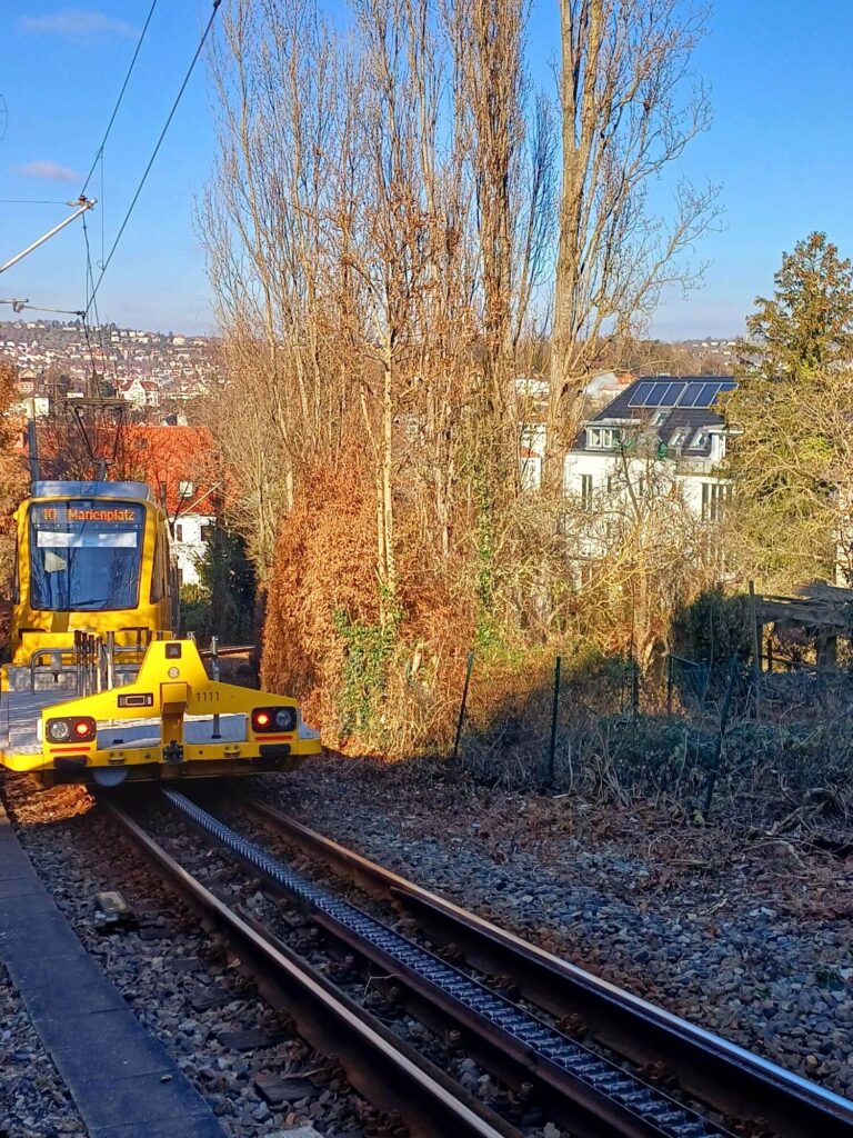 Stuttgart, Zahnradbahn, Pfaffenweg, Degerloch, Marienplatz