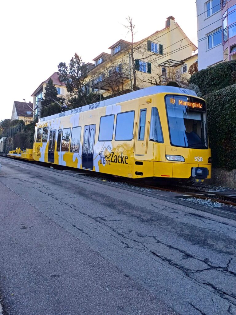 Stuttgart, Zahnradbahn, Wielandshöhe, Degerloch, Marienplatz