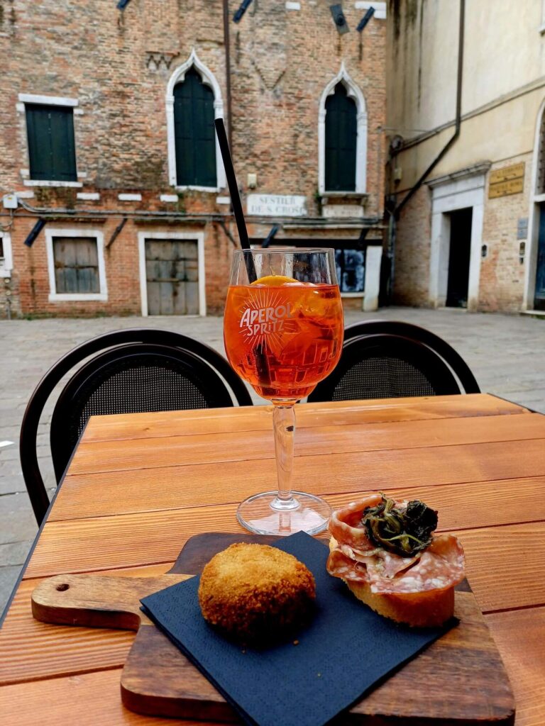 Cicchetti, Aperol Spritz, Venedig