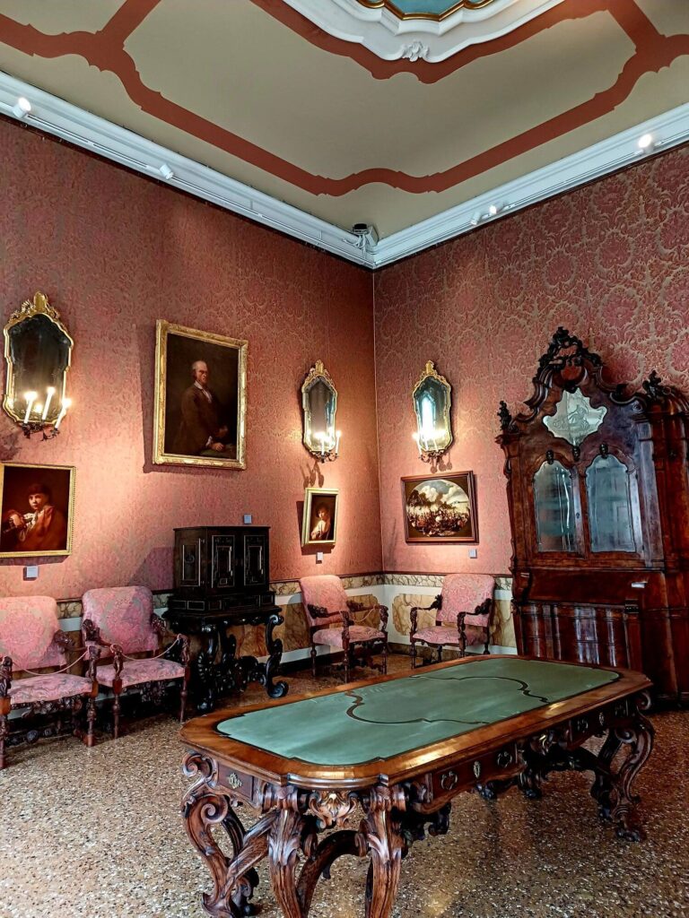 Salon, Museum, Ca' Rezzonico, Venedig
