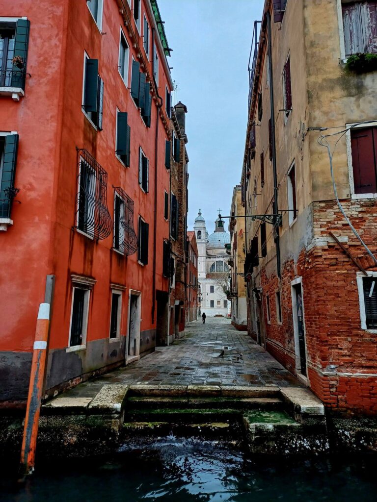 Gasse, Dorsoduro, Kanal, Kuppel, Kirche, Venedig