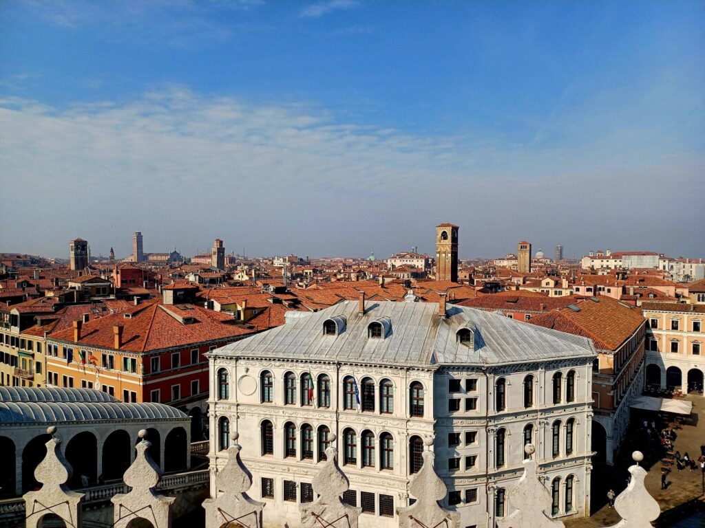 Dachterrasse, Fondaco dei Tedeschi, Venedig