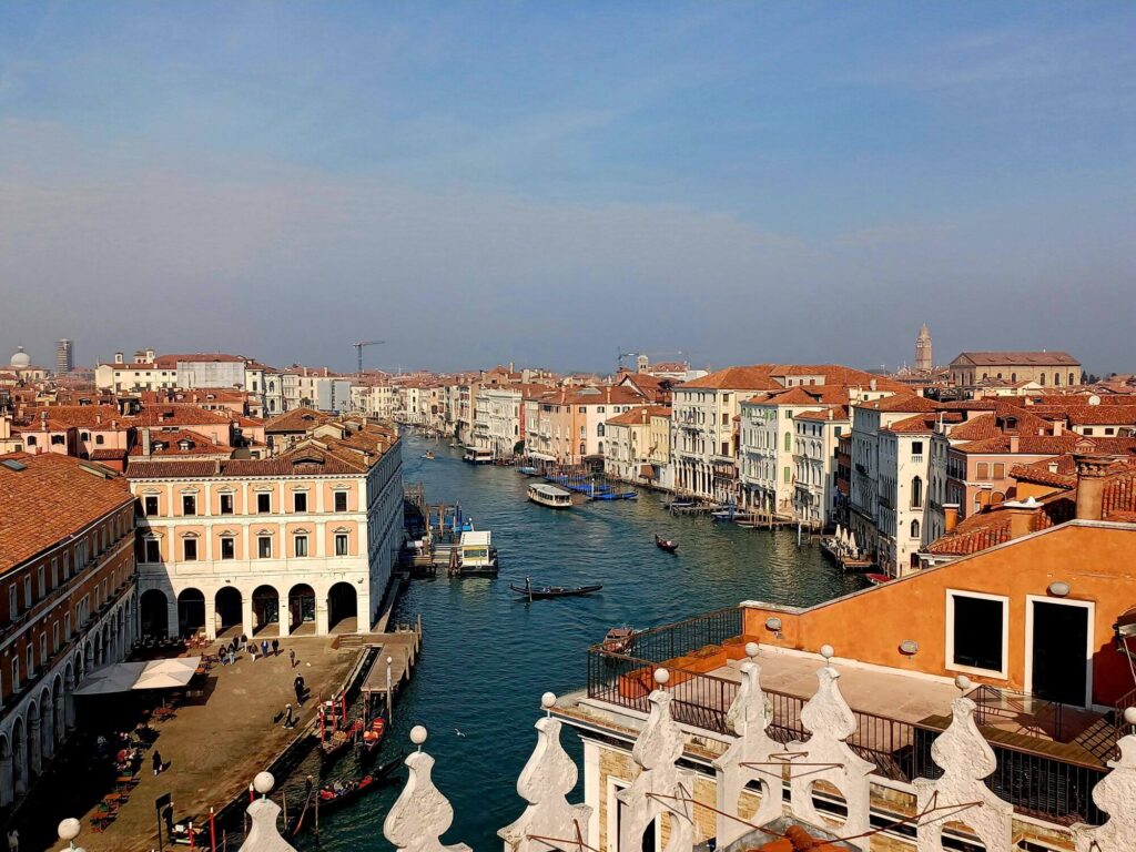 Dachterrasse, Fondaco dei Tedeschi, Venedig, Canal Grande, Mercato di Rialto