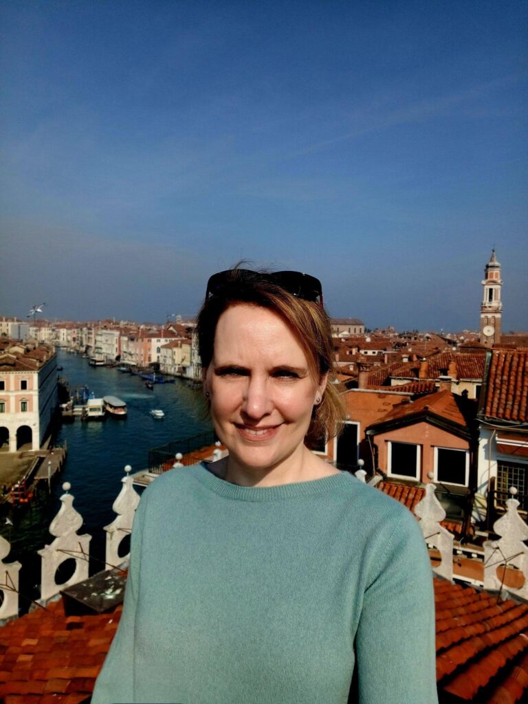 Dachterrasse, Fondaco dei Tedeschi, Canal Grande, Venedig