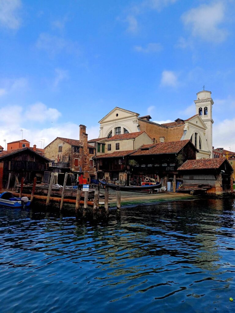 Gondelwerft Squero di San Trovaso, Dorsoduro, Venedig