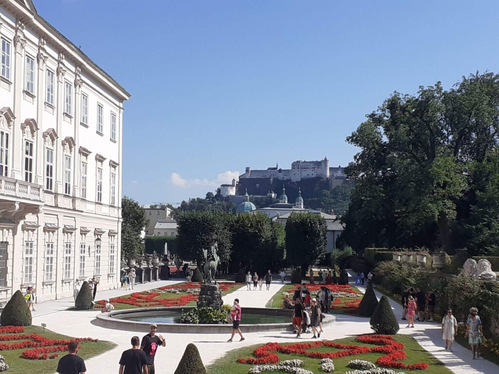 Salzburg, Mirabellgarten, Schloss Mirabell, Festung, Dom
