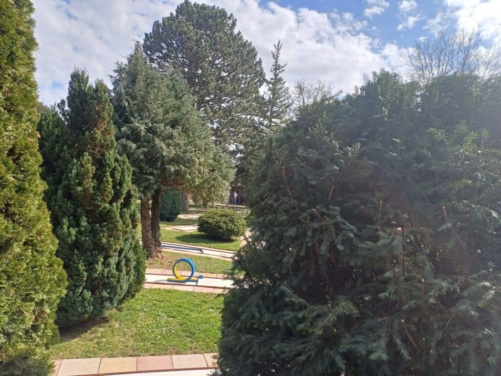 Die Minigolfanlage auf der Stuttgarter Uhlandshöhe