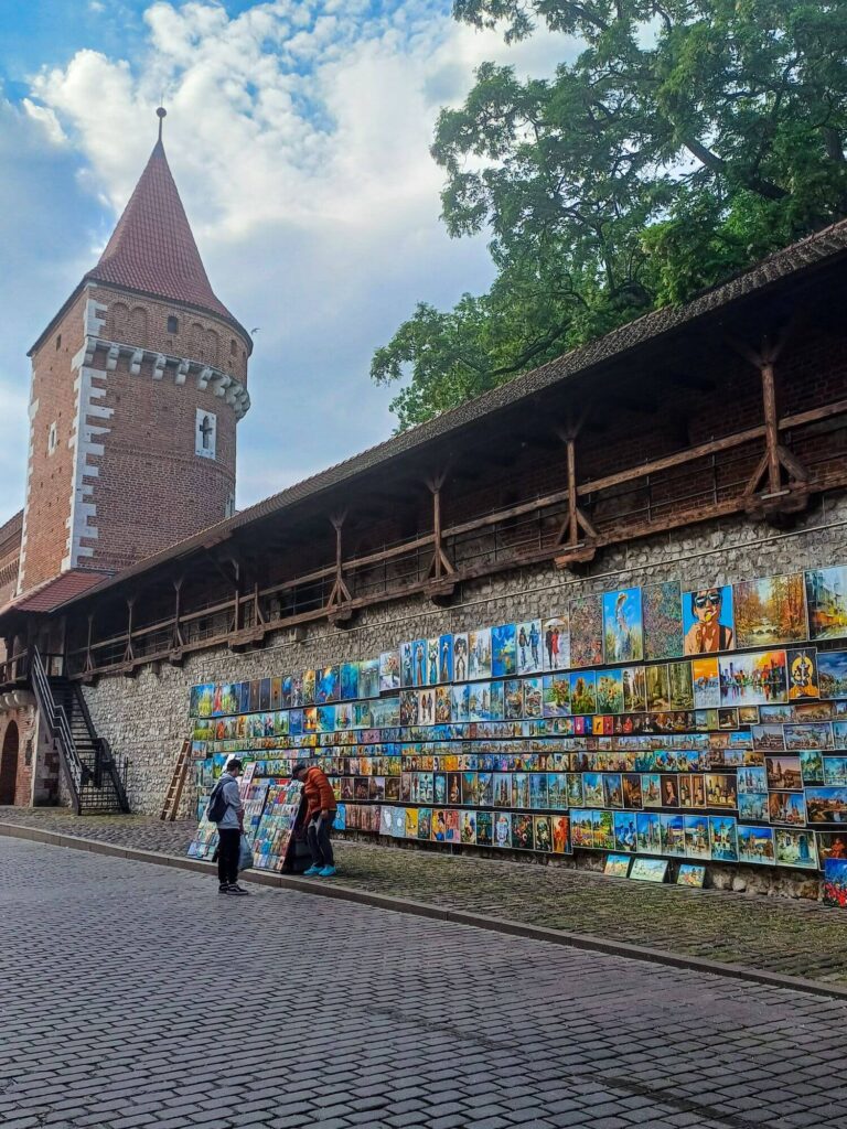 Krakau, Stadtmauer, Bilder
