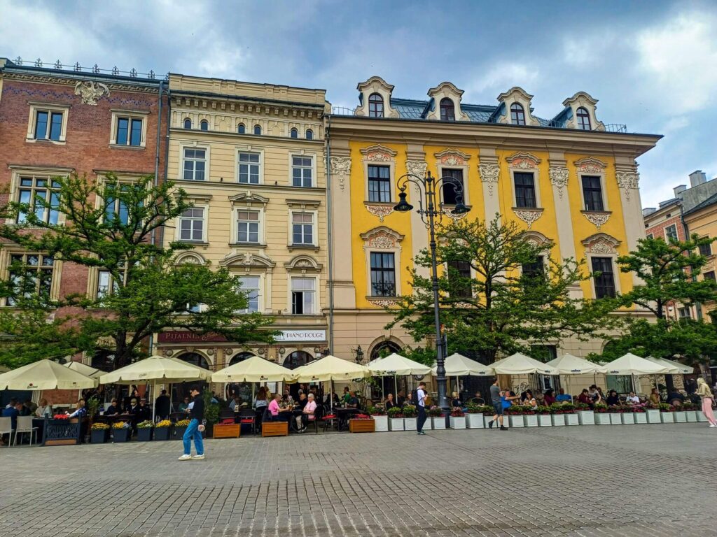 Krakau, Rynek Główny, Häuser