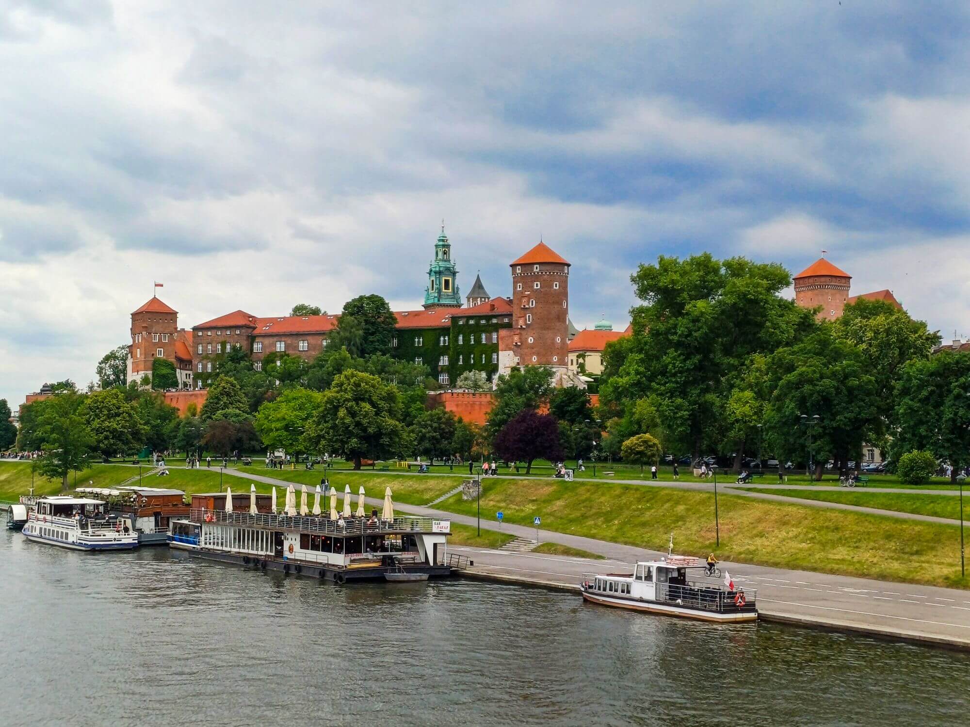 Krakau, Wawel, Weichsel