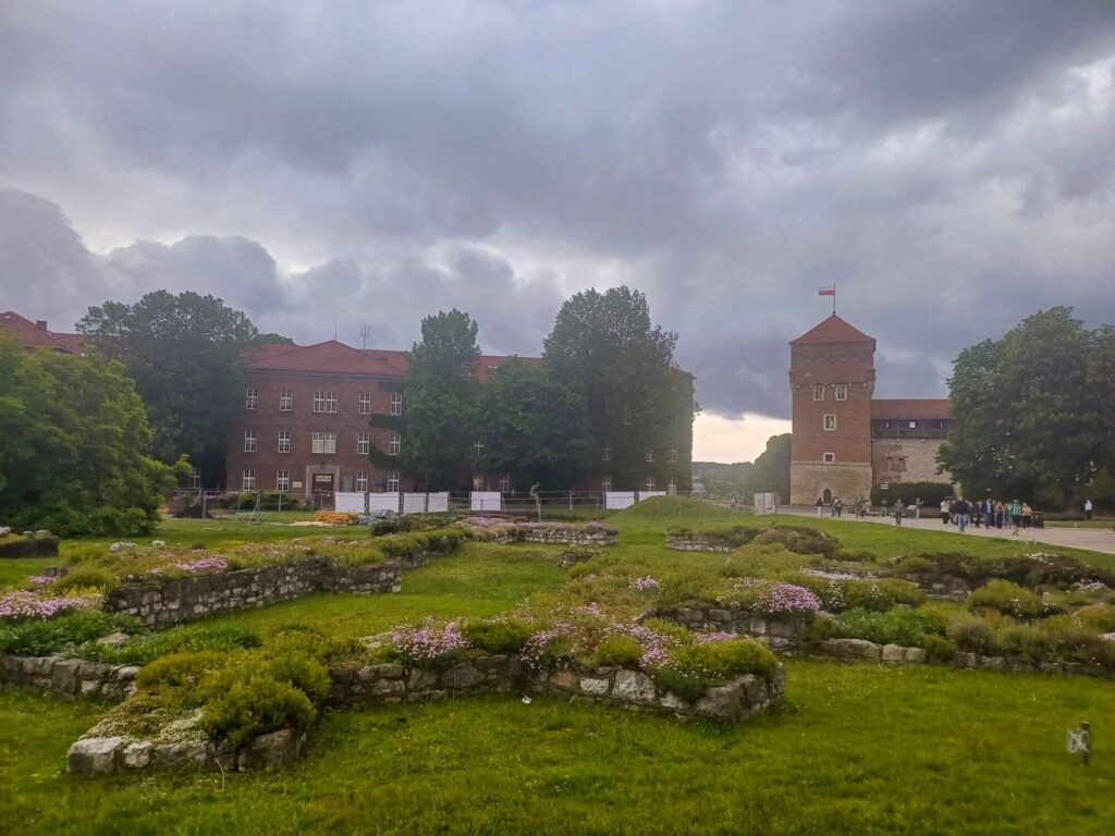 Krakau, Wawel, Garten, Turm
