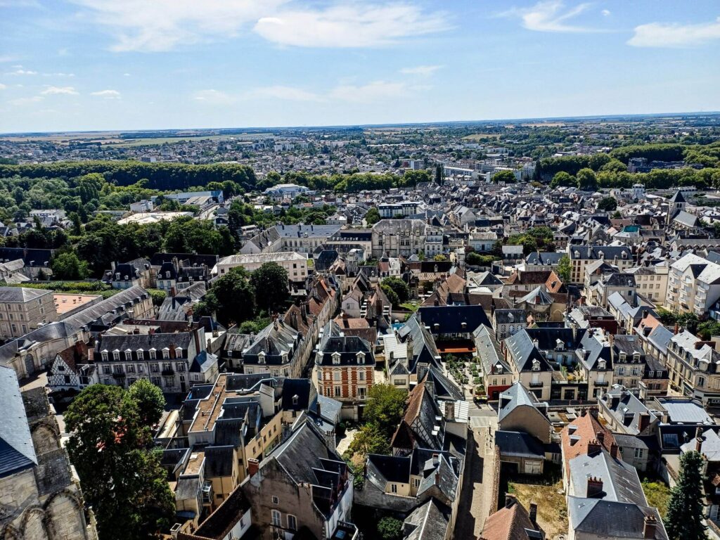 Bourges, Kathedrale, Aussicht