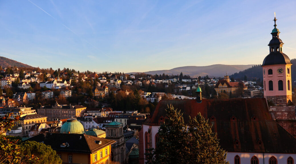 Baden-Baden, Neues Schloss, Aussicht
