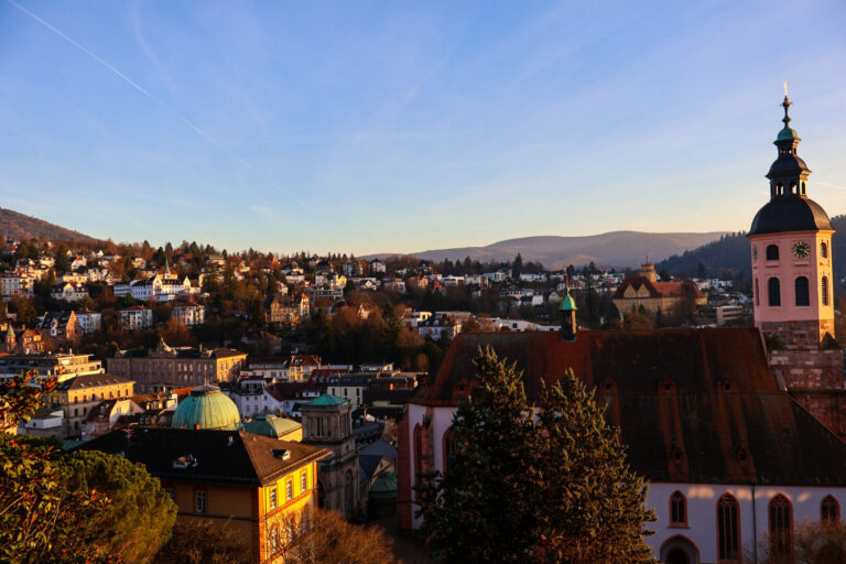 Baden-Baden, Neues Schloss, Aussicht