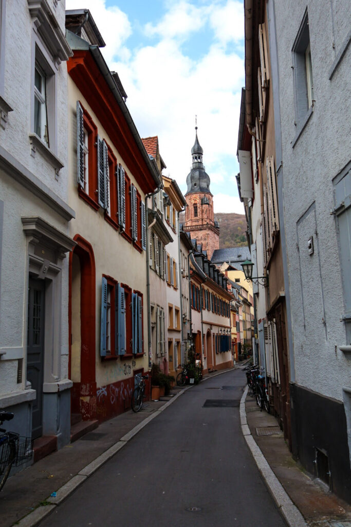 Heidelberg, Gasse, Kirche
