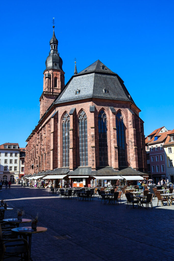 Heidelberg, Heiliggeistkirche, Marktplatz