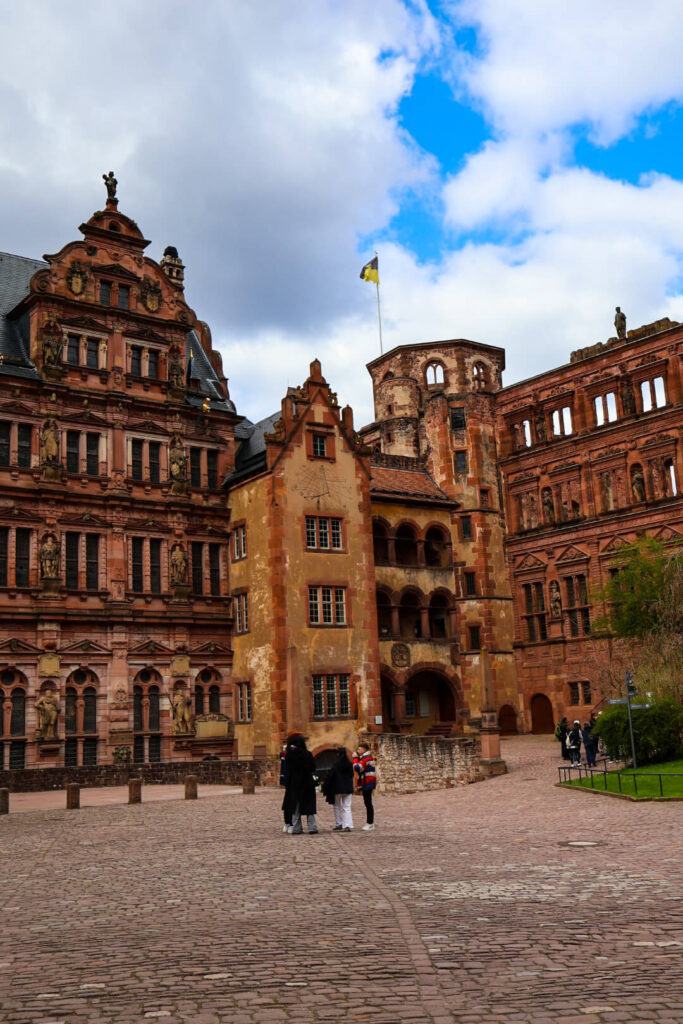 Heidelberg, Schloss, Innenhof