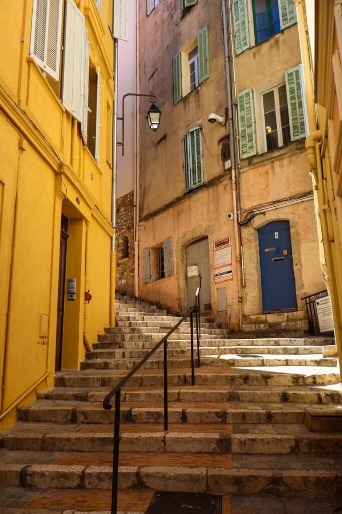Cannes, Le Suquet, Treppe