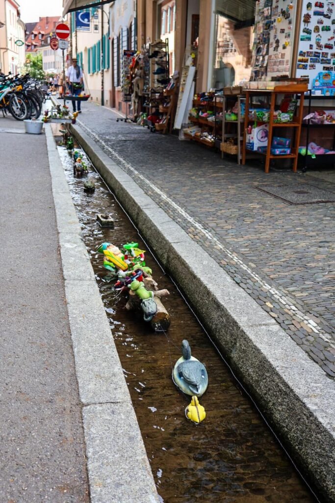 Freiburg, Altstadt, Bächle