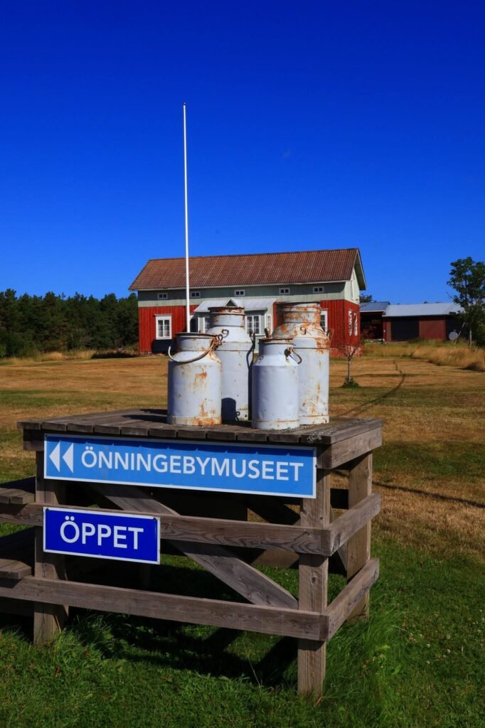 Åland, Önningebymuseet, Einfahrt
